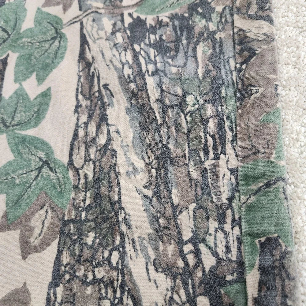 Vintage Camo Cargo Pants Men 36x30 Trebark Camouflage Front Pocket‎ Canvas Baggy